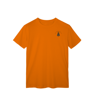 Nome do produto T-Shirt Classic – Nossa Senhora Aparecida (Emblema na Frente + Estampa Grande nas Costas)