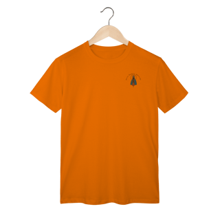 Nome do produto T-Shirt Classic – Nossa Senhora Aparecida (Emblema na Frente + Estampa Grande nas Costas)