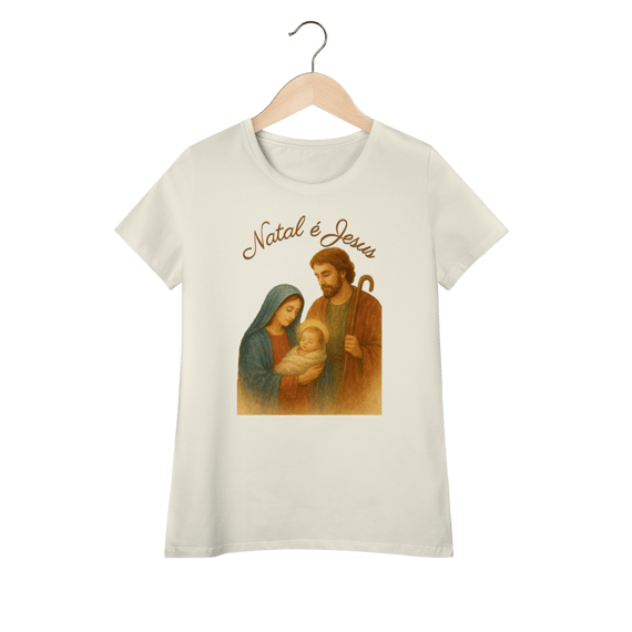 Baby Long Pima Natal é Jesus – Sagrada Família