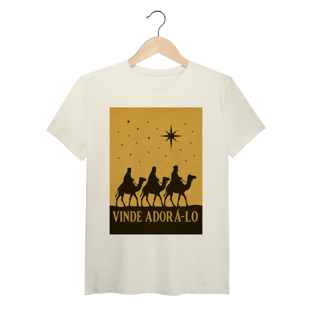 T-Shirt Pima Vinde Adorá-Lo – Reis Magos