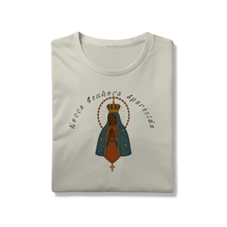 Nome do produto T-Shirt Prime – Nossa Senhora Aparecida (Estampas Grandes Frente e Costas)