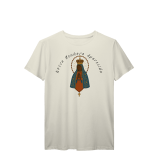 Nome do produto T-Shirt Prime – Nossa Senhora Aparecida (Estampas Grandes Frente e Costas)