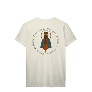 Nome do produto T-Shirt Prime – Nossa Senhora Aparecida (Estampas Grandes Frente e Costas)