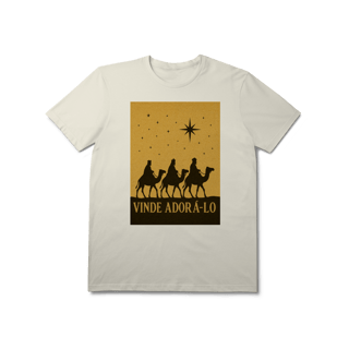 Nome do produto T-Shirt Prime Vinde Adorá-Lo – Reis Magos