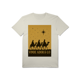 Nome do produto T-Shirt Pima Vinde Adorá-Lo – Reis Magos