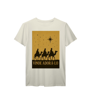Nome do produto T-Shirt Prime Vinde Adorá-Lo – Reis Magos