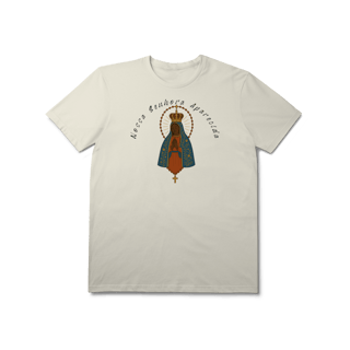 Nome do produto T-Shirt Prime – Nossa Senhora Aparecida (Estampas Grandes Frente e Costas)