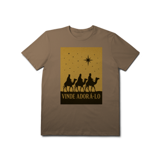 Nome do produto T-Shirt Prime Vinde Adorá-Lo – Reis Magos