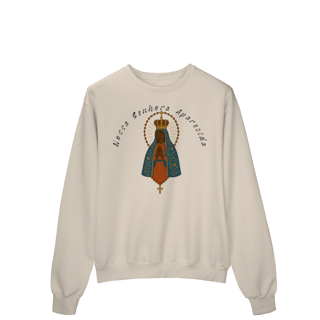 Nome do produto Moletom Prime Fechado – Nossa Senhora Aparecida (Frente e Costas)