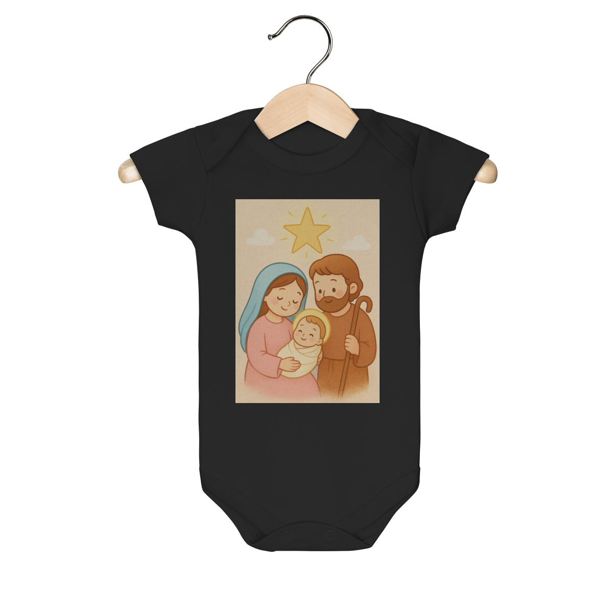 Nome do produto: Body Infantil – Sagrada Família (Estilo Infantil)