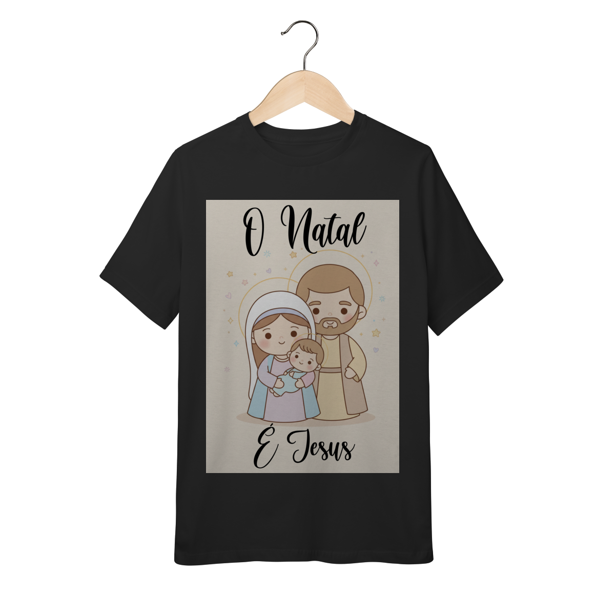 Nome do produto: Camiseta Quality Juvenil – Sagrada Família (10 a 14 anos)