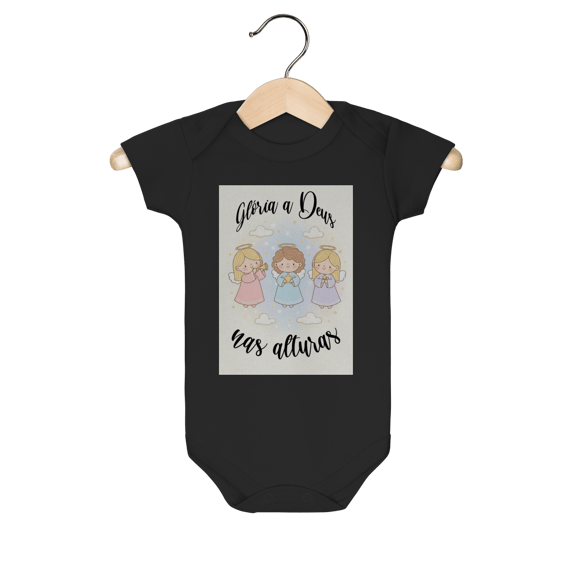 Body Infantil Glória a Deus nas Alturas – Anjinhos