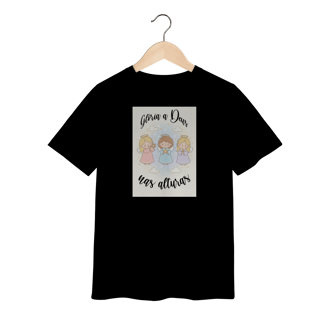 Nome do produto Camiseta Quality Infantil Glória a Deus nas Alturas – Anjinhos (2 a 8 anos)