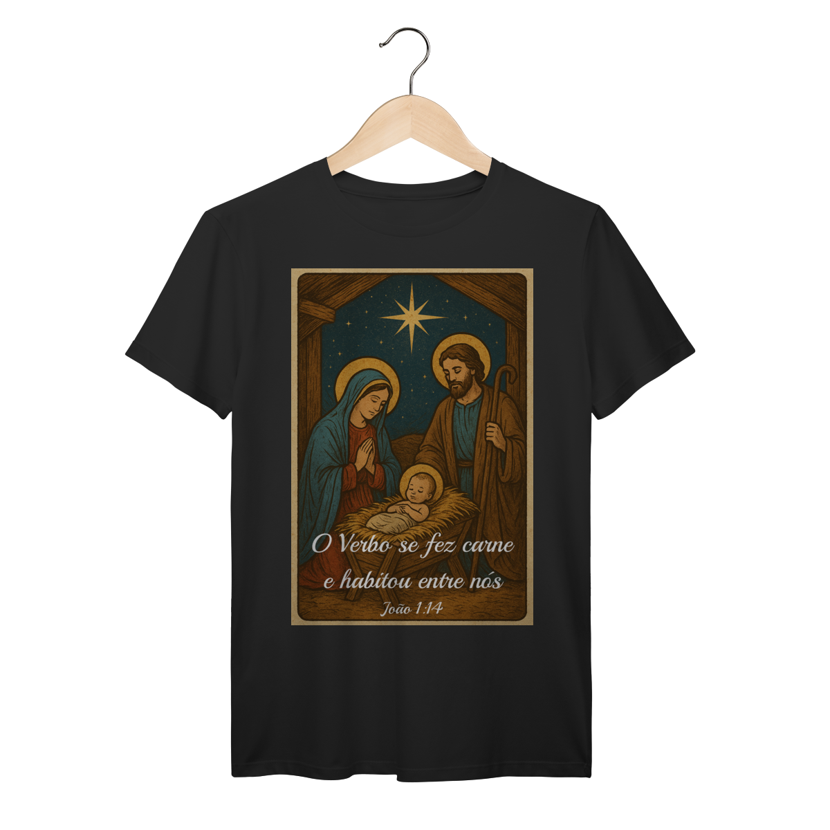 Nome do produto: T-Shirt Prime – “O Verbo Se Fez Carne”