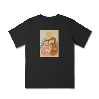 Nome do produto Camiseta Quality Infantil– Sagrada Família (Estilo Infantil | 2 a 8 anos)