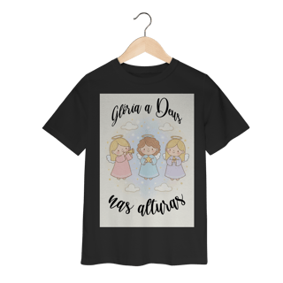 Nome do produto Camiseta Classic Infantil Glória a Deus nas Alturas – Anjinhos