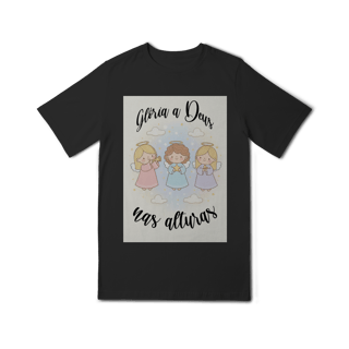 Nome do produto Camiseta Quality Juvenil Glória a Deus nas Alturas – Anjinhos (10 a 14 anos)
