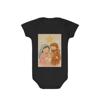 Nome do produto Body Infantil – Sagrada Família (Estilo Infantil)