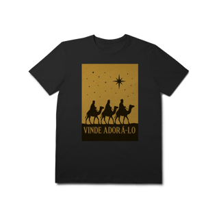 Nome do produto T-Shirt Prime Vinde Adorá-Lo – Reis Magos