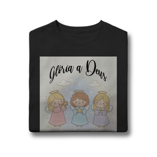 Nome do produto Camiseta Quality Juvenil Glória a Deus nas Alturas – Anjinhos (10 a 14 anos)