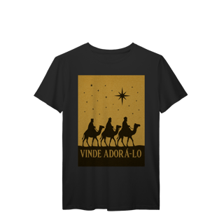 Nome do produto T-Shirt Prime Vinde Adorá-Lo – Reis Magos