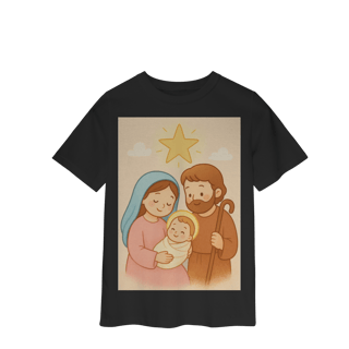 Nome do produto Camiseta Classic Infantil – Sagrada Família (Estilo Infantil)