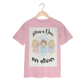 Camiseta Classic Infantil Glória a Deus nas Alturas – Anjinhos