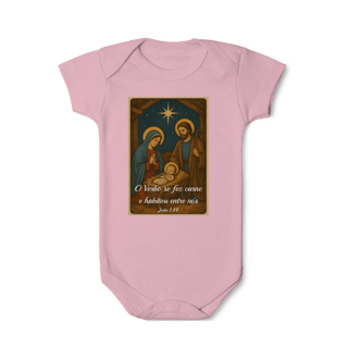 Nome do produto Body Infantil – “O Verbo Se Fez Carne”