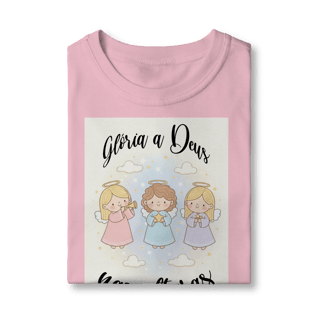 Nome do produto Camiseta Classic Infantil Glória a Deus nas Alturas – Anjinhos