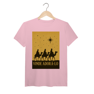 Nome do produto T-Shirt Pima Vinde Adorá-Lo – Reis Magos