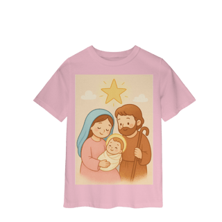 Nome do produto Camiseta Classic Infantil – Sagrada Família (Estilo Infantil)