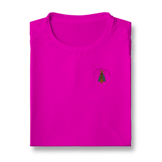 Nome do produto Camiseta Sport Dry UV – Nossa Senhora Aparecida (Frente Emblema pequeno + Costas Grandes)