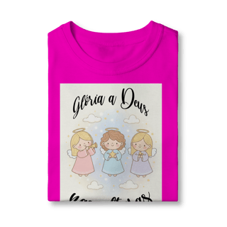 Nome do produto Camiseta Classic Infantil Glória a Deus nas Alturas – Anjinhos