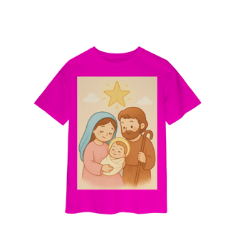 Nome do produto Camiseta Classic Infantil – Sagrada Família (Estilo Infantil)