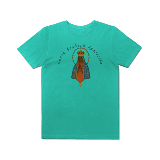 Nome do produto T-Shirt Estonada – Nossa Senhora Aparecida (Frente e Costas)