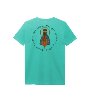 Nome do produto T-Shirt Estonada – Nossa Senhora Aparecida (Frente e Costas)