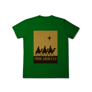 Nome do produto T-Shirt Classic Vinde Adorá-Lo – Reis Magos