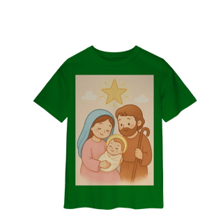 Nome do produto Camiseta Classic Infantil – Sagrada Família (Estilo Infantil)