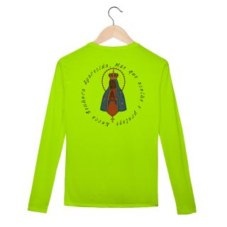 Nome do produto Camisa Manga Longa Sport Dry UV – Nossa Senhora Aparecida (Frente Pequena + Costas Grandes)