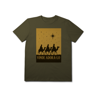 Nome do produto T-Shirt Prime Vinde Adorá-Lo – Reis Magos