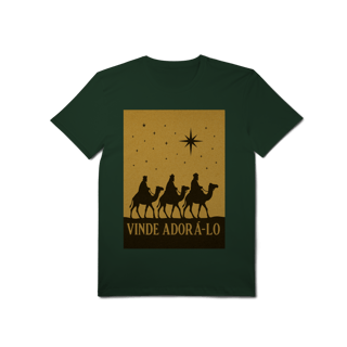 Nome do produto T-Shirt Pima Vinde Adorá-Lo – Reis Magos