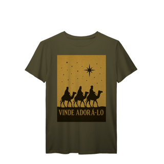 Nome do produto T-Shirt Prime Vinde Adorá-Lo – Reis Magos