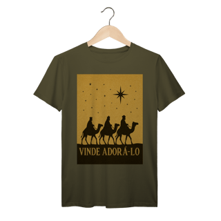 Nome do produto T-Shirt Prime Vinde Adorá-Lo – Reis Magos