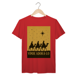 Nome do produto T-Shirt Prime Vinde Adorá-Lo – Reis Magos