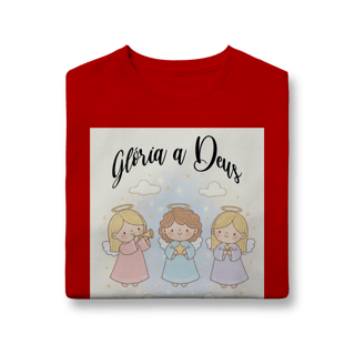Nome do produto Camiseta Quality Juvenil Glória a Deus nas Alturas – Anjinhos (10 a 14 anos)