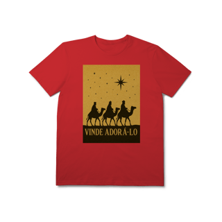 Nome do produto T-Shirt Prime Vinde Adorá-Lo – Reis Magos