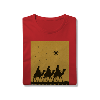 Nome do produto T-Shirt Prime Vinde Adorá-Lo – Reis Magos