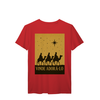 Nome do produto T-Shirt Prime Vinde Adorá-Lo – Reis Magos