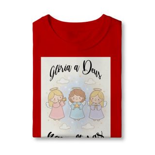 Nome do produto Camiseta Classic Infantil Glória a Deus nas Alturas – Anjinhos