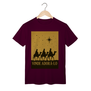 Nome do produto T-Shirt Classic Vinde Adorá-Lo – Reis Magos